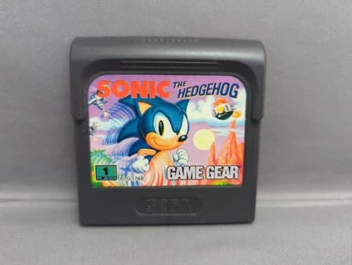 * Sonic the Hedgehog (Sega Game Gear, 1991) Cartridge Only