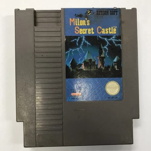 Milon's Secret Castle NES Nintendo Cart Only -- S2G --