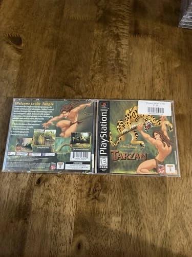 Tarzan PS1 PlayStation 1 Complete CIB Black Label Tested Fast Shipping