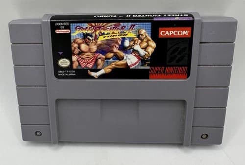 Street Fighter II Turbo Super Nintendo (SNES)- Cartridge Only, TESTED, CLEAN!!