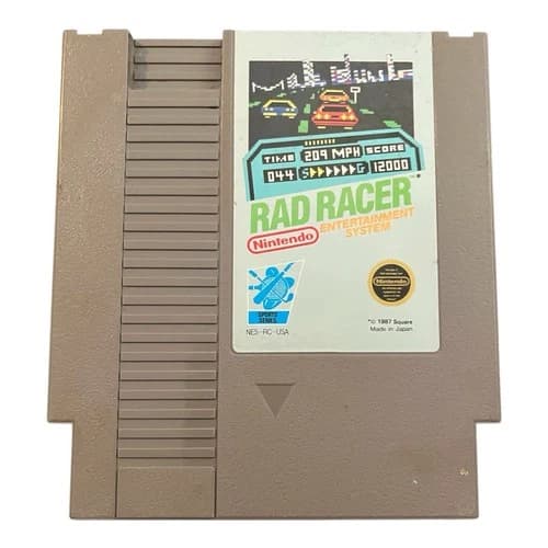 Rad Racer NES Tested Authentic Nintendo Cartridge
