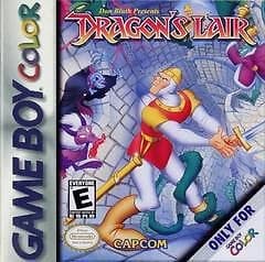 Dragons Lair - Nintendo Gameboy Color GBC cartridge TESTED