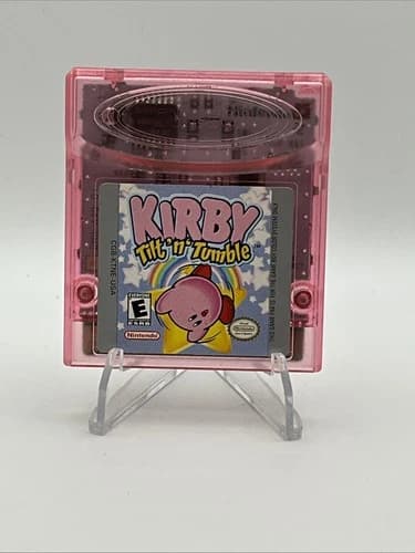 Kirby Tilt 'n' Tumble (Game Boy Color, 2001) (Cartridge Only) *Tested and Tilts*