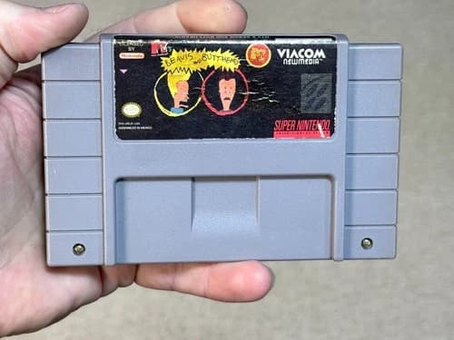 Beavis and Butthead (Super Nintendo, SNES) Game Authentic - Tested