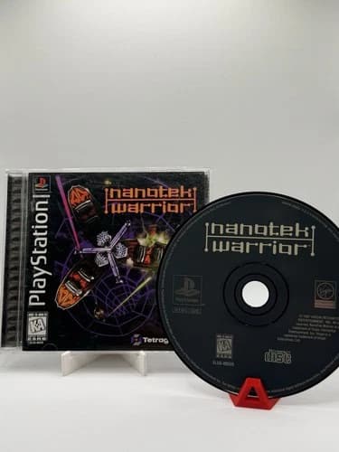 Nanotek Warrior Sony PlayStation 1 PS1 CIB Complete Tested Black Label