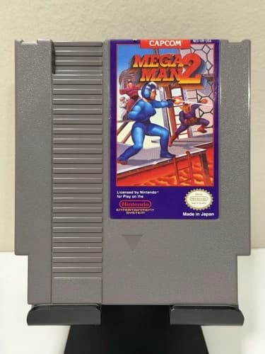 Nintendo NES Mega Man 2 Authentic Capcom Game Cartridge Tested Working Original