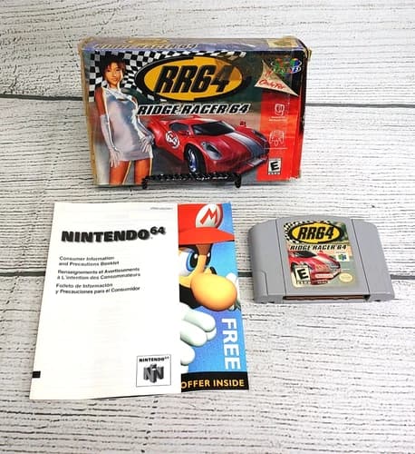 Ridge Racer 64 (Nintendo 64, 2000) N64 Authentic OEM Complete CIB