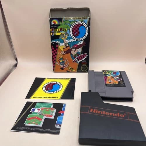 Town & Country T&C Surf Designs: Wood & Water Rage (Nintendo NES) COMPLETE CIB