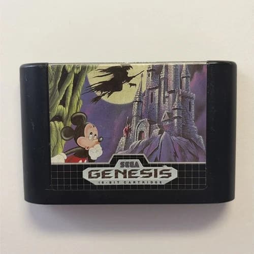 Castle of Illusion Starring Mickey Mouse (Sega Genesis, 1990) Cartridge Only