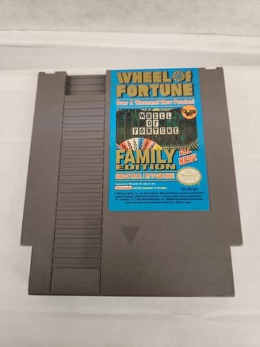 Wheel of Fortune Family Edition Nintendo NES Video Game
