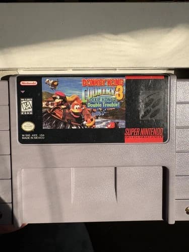Donkey Kong Country 3 Dixie Kong's Double Trouble SNES Nintendo Cartridge Only