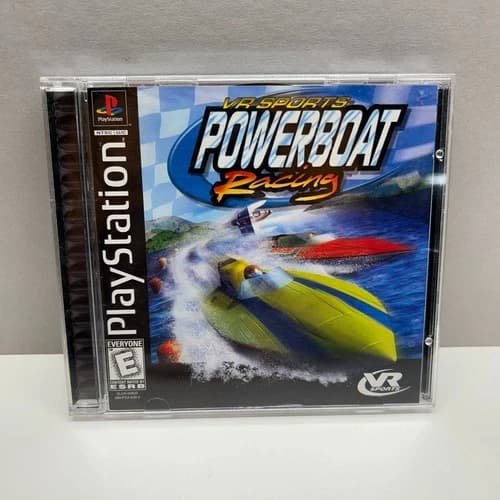 VR Sports Powerboat Racing PS1 Playstation 1 Complete CIB TESTED FAST SHIPPING