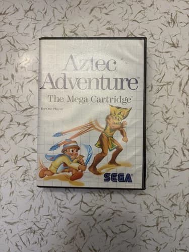 Aztec Adventure (Sega Master System, 1988) Complete w/Manual Authentic