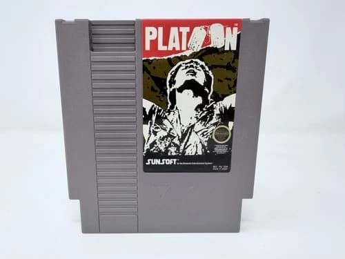 Platoon (Nintendo Entertainment System, 1988) TESTED & WORKS