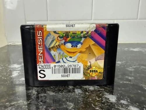 Socket (Sega Genesis, 1993) AUTHENTIC CLEANED