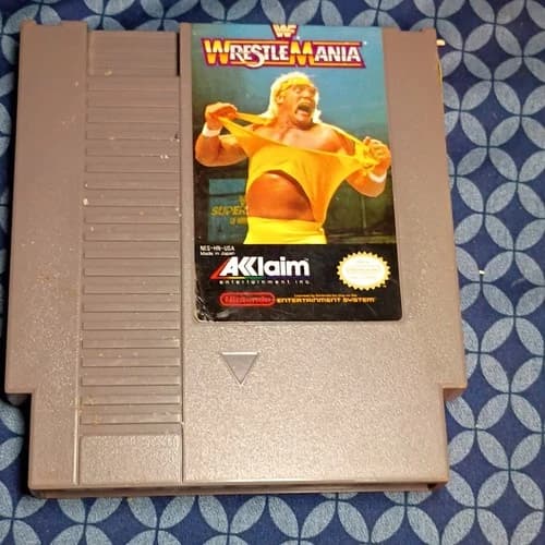 Acclaim WWF WrestleMania Nintendo NES NTSC-U/C Wrestling Video Game Cartridge