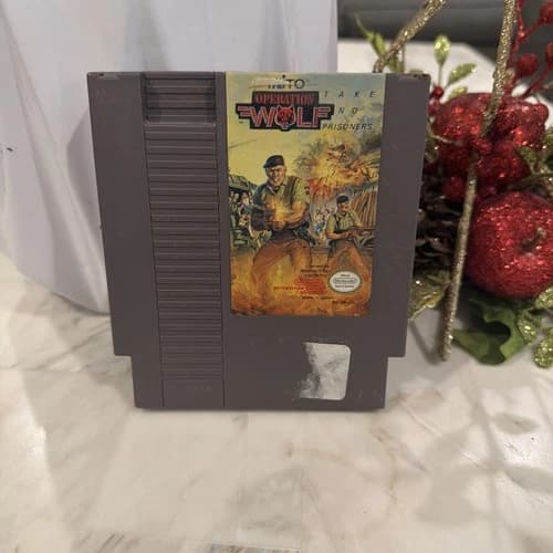 Operation Wolf NES Nintendo Entertainment System Game Tested Clean Working
