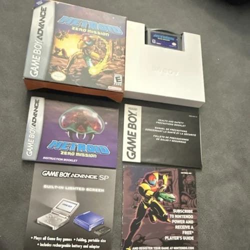 Nintendo Metroid: Zero Mission Nintendo Game Boy Advance Complete Manual 2004