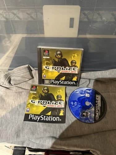 G-Police 2 Weapons of Justice PS1 (COMPLETE) Sony PlayStation rare black label