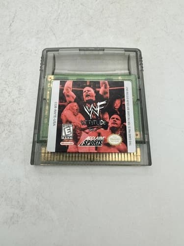 WWF Attitude Get It Nintendo Gameboy Color Cart Only GBC Tested