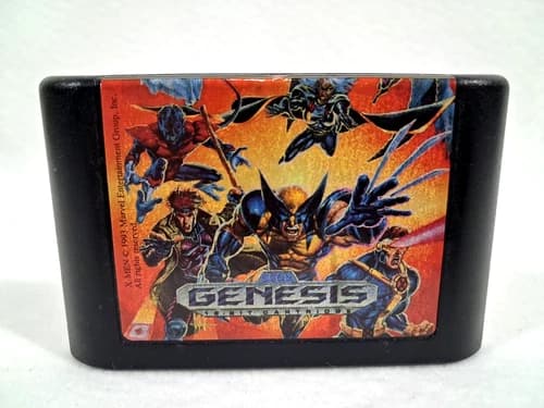 sega genesis x-men game cartridge only xmen tested works great vintage game