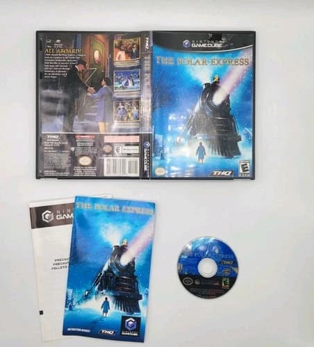 The Polar Express Nintendo GameCube, THQ, CIB, Manual Included, mid condition
