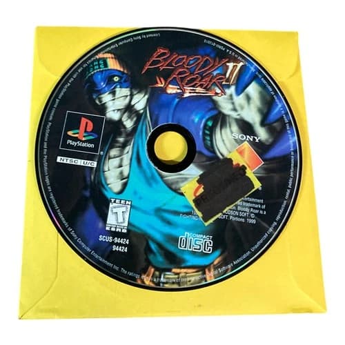 Sony PlayStation 1 PS1 Disc Only Tested Bloody Roar 2 II CF