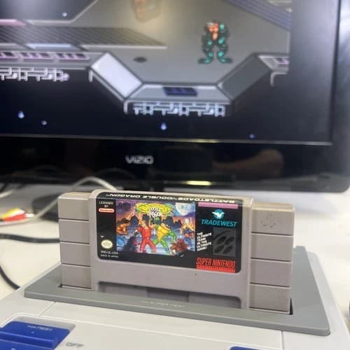 AUTHENTIC! Battletoads Double Dragon - GAME ONLY - SUPER NINTENDO SNES -
