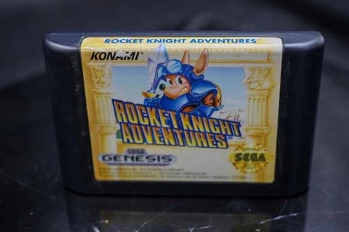 Rocket Knight Adventures (Sega Genesis, 1993) - Game Only Video Cartridge Konami