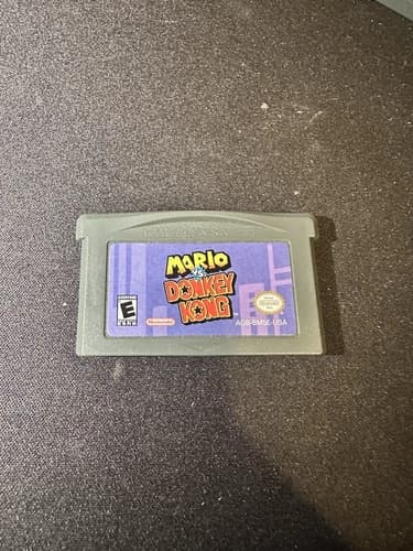Mario vs Donkey Kong (Nintendo Gameboy Advance, 2004) Dry Battery Tested