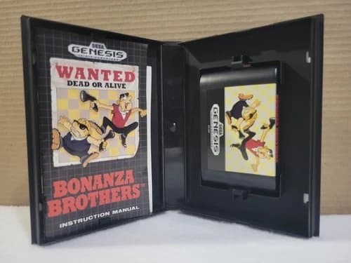 Bonanza Bros. (Sega Genesis, 1991) Complete