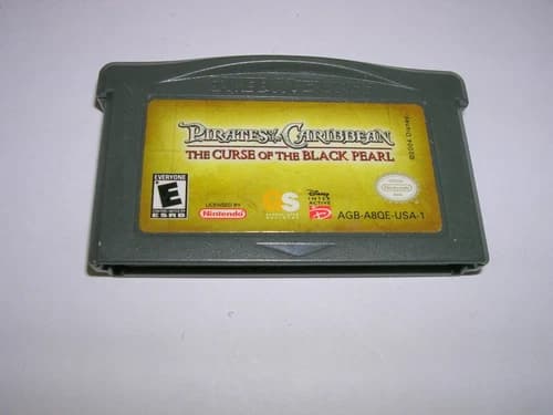 Pirates of the Caribbean Curse Black Pearl (Game Boy Advance GBA) Original Game