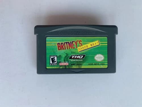 Britney’s Dance Beat GameBoy Advance Nintendo GBA Britneys