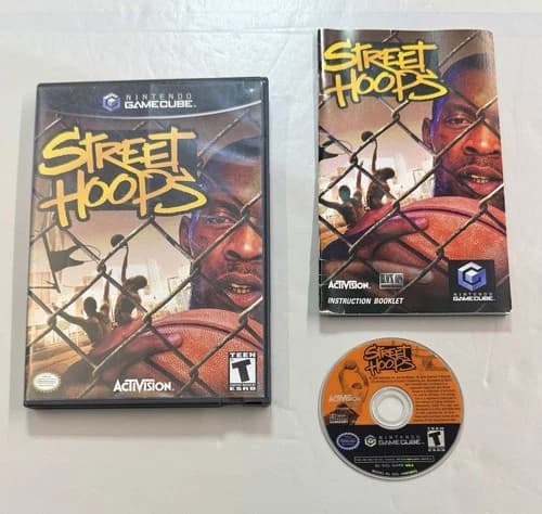 Street Hoops (Nintendo GameCube, 2002) Complete w/ Reg Card - Tested - Authentic