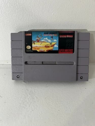 Road Runner's Death Valley Rally Super Nintendo SNES 1992 Tested Working