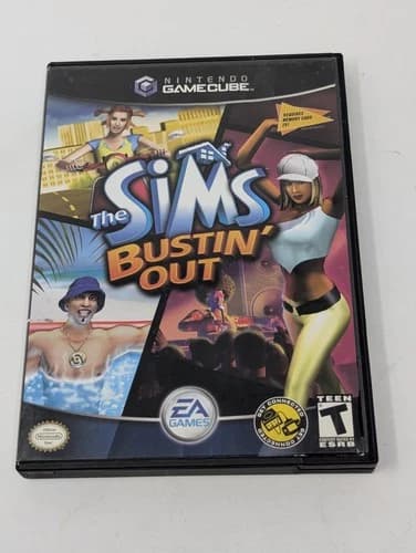 Sims Bustin' Out (Nintendo GameCube, 2003) Game Only