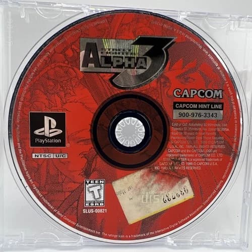 Street Fighter Alpha 3 PS1 PlayStation Disc Only