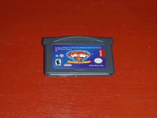 Superman: Countdown to Apokolips (Nintendo Game Boy Advance, 2003 GBA)-Cart Only