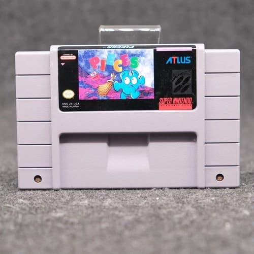 Pieces (SNES) Loose Cart Only - Authentic Great Condition