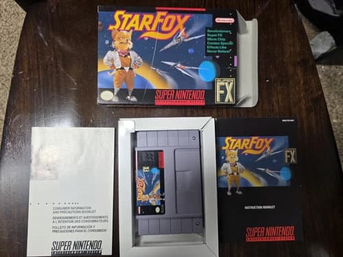Star Fox SNES Super Nintendo Complete CIB Authentic! Tested!