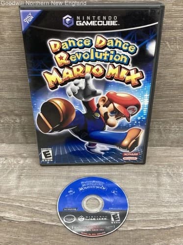 Dance Dance Revolution Mario Mix Nintendo GameCube Game IOB Tested Works