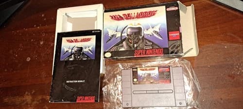 U.N. Squadron SNES (Super Nintendo Entertainment System) CIB Nice Cartridge