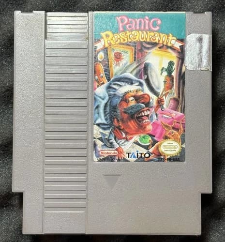 Panic Restaurant Nintendo Entertainment System NES Authentic Tested