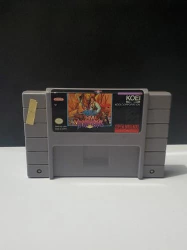 Uncharted Waters New Horizons Super Nintendo SNES Cart, Clean Tested