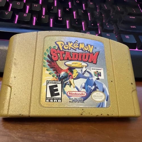Pokemon Stadium 2 - Nintendo 64 N64 (Pre-Owned, Tested, Authentic)