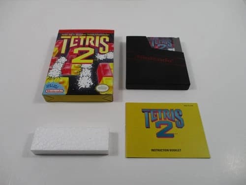 TETRIS 2 Nintendo NES Game Complete In Box Authentic!