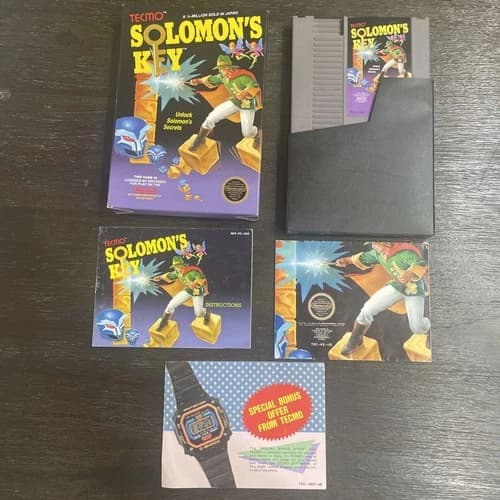 Solomon's Key Nintendo NES Complete w/ inserts, see picture