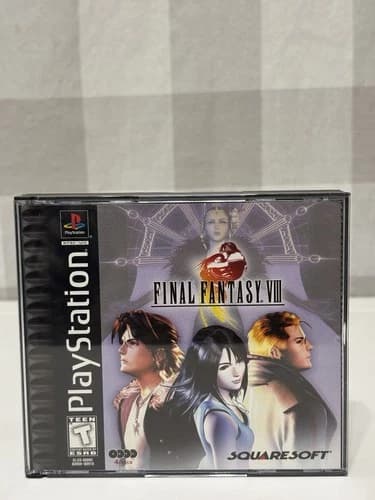 Final Fantasy VIII 8 (Sony PlayStation 1, PS1) Black Label, CIB