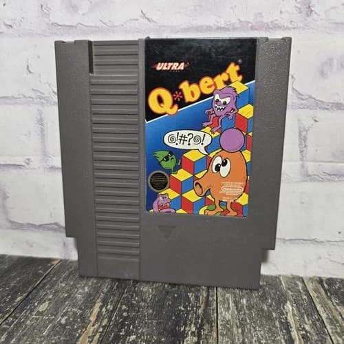 Qbert (Nintendo Entertainment System, 1989) Tested & Working