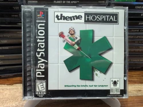 Theme Hospital (Playstation 1 PS1) CIB Complete w Reg - Tested